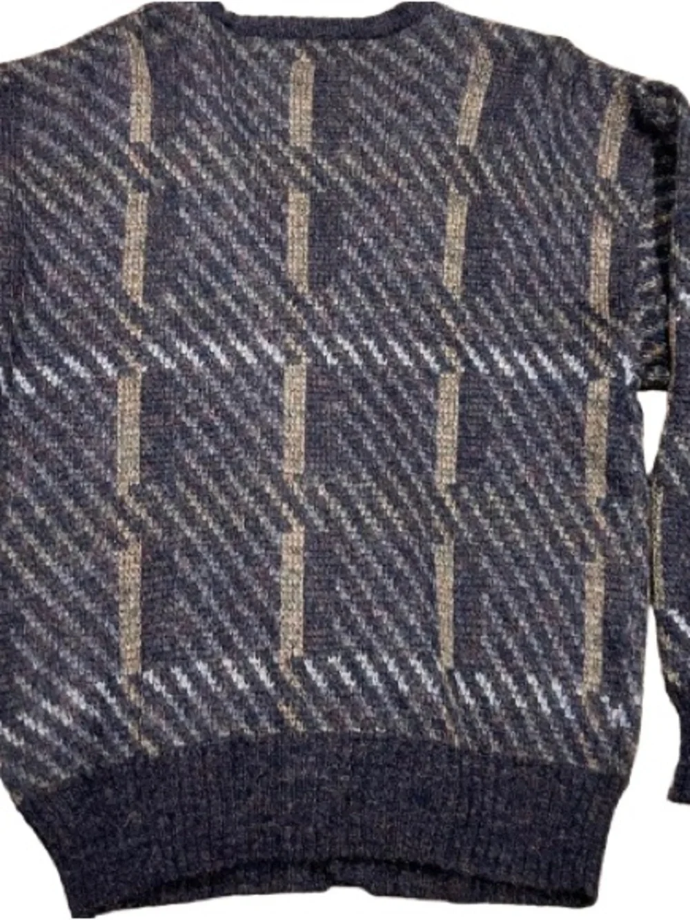VTG 90s Boundary Waters Cardigan Sweater Mens L Eclectic Grandpa Dark Academia